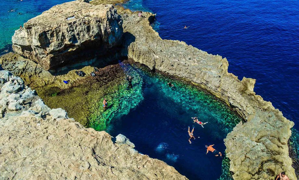Dwejra Bay (Inland Sea), Gozo, Malta